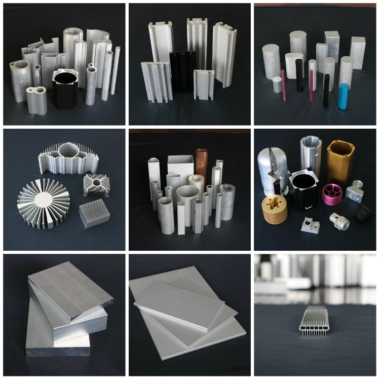 Color Anodized Industrial Square Aluminium/Aluminum Alloy Extrusion Profile, OEM Factory Extruded CNC Machining Price