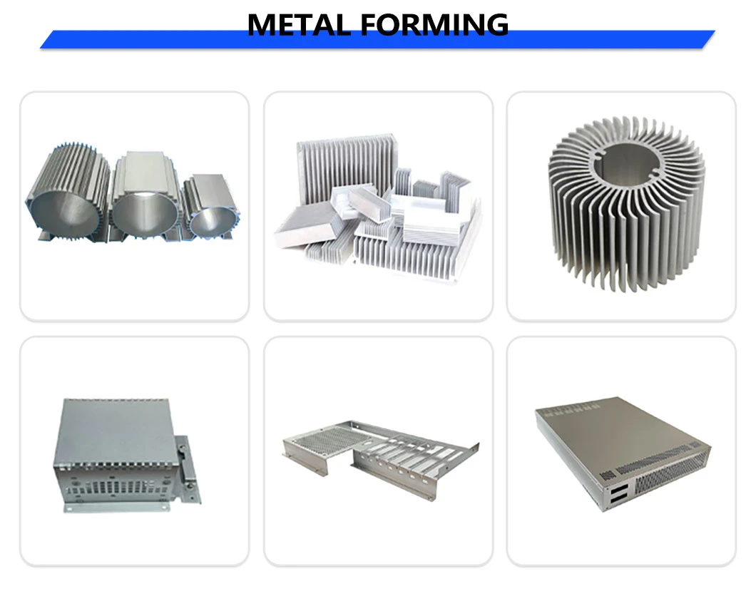 Aluminum Extrusion Heat Sink CNC Machining Parts Produce Extrusion Aluminium Square Profile