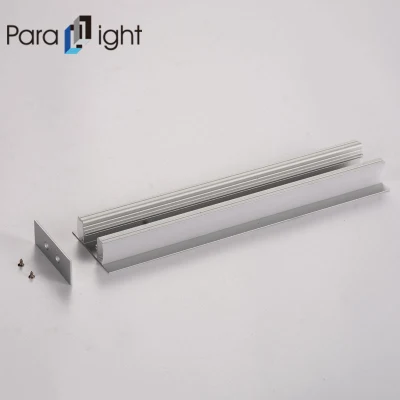 Pxg-5015 Серебристый анодированный светодиодный алюминиевый профиль для поверхностного монтажа с полосой радиатора